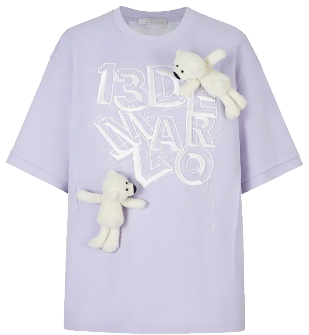 13DE MARZO Maze Suture Logo T-Shirt (Lilac)