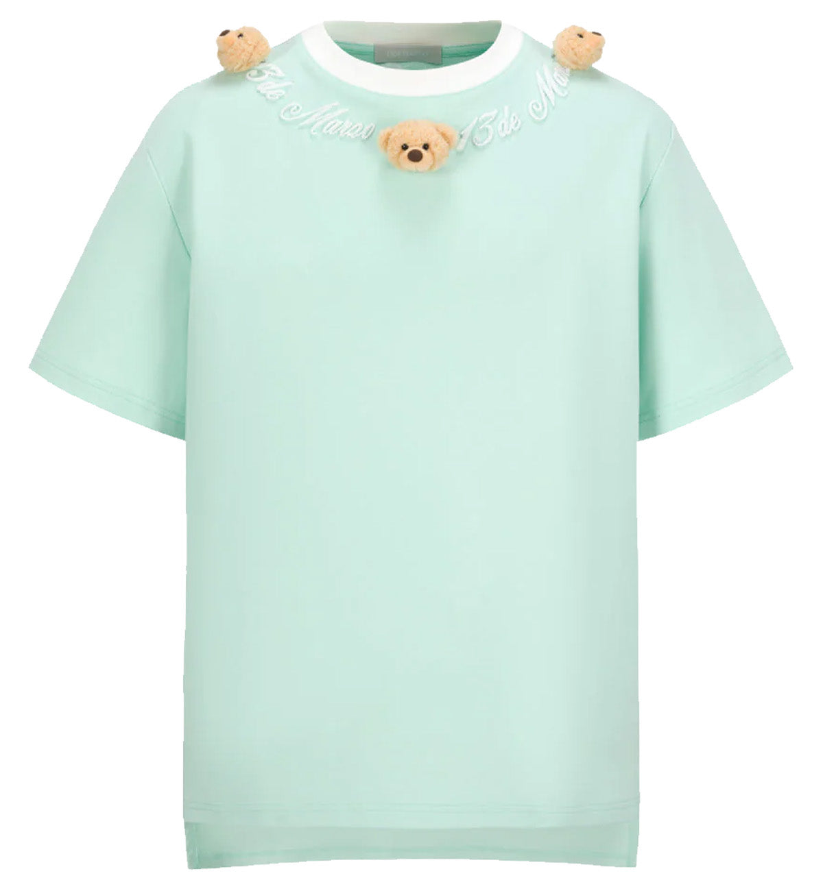 13DE MARZO Doozoo Logo Round Neck T-Shirt (Mint)