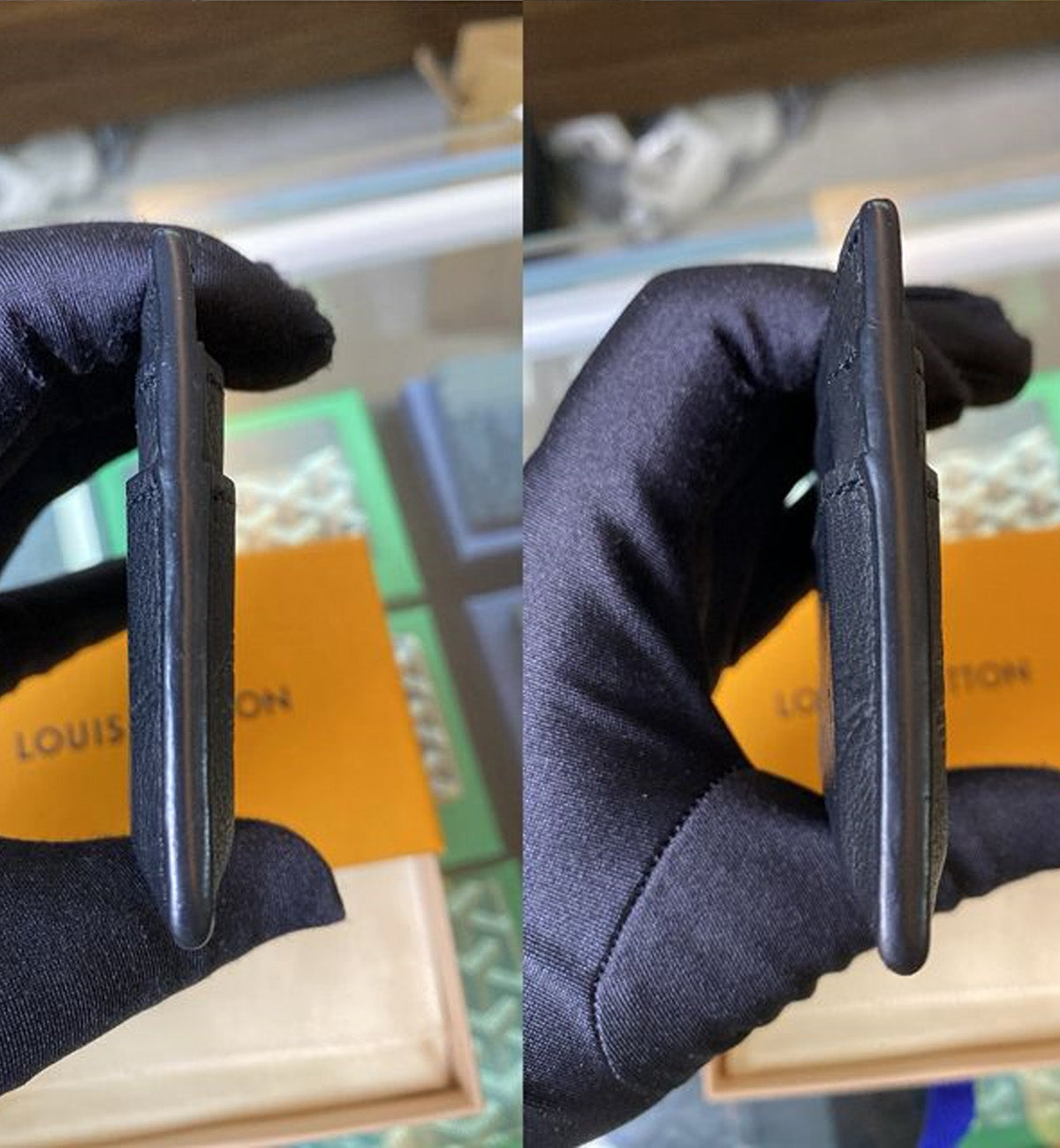 [Pre-Used] LV Black Empreinte Cardholder [CA1404C]