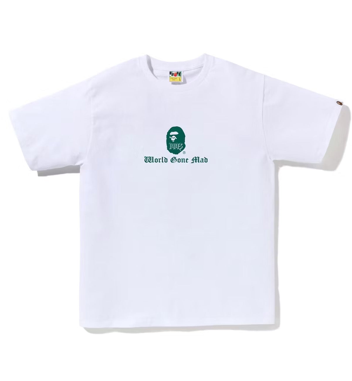 A Bathing Ape Bape 1993 World Bone Mad T-Shirt (White)