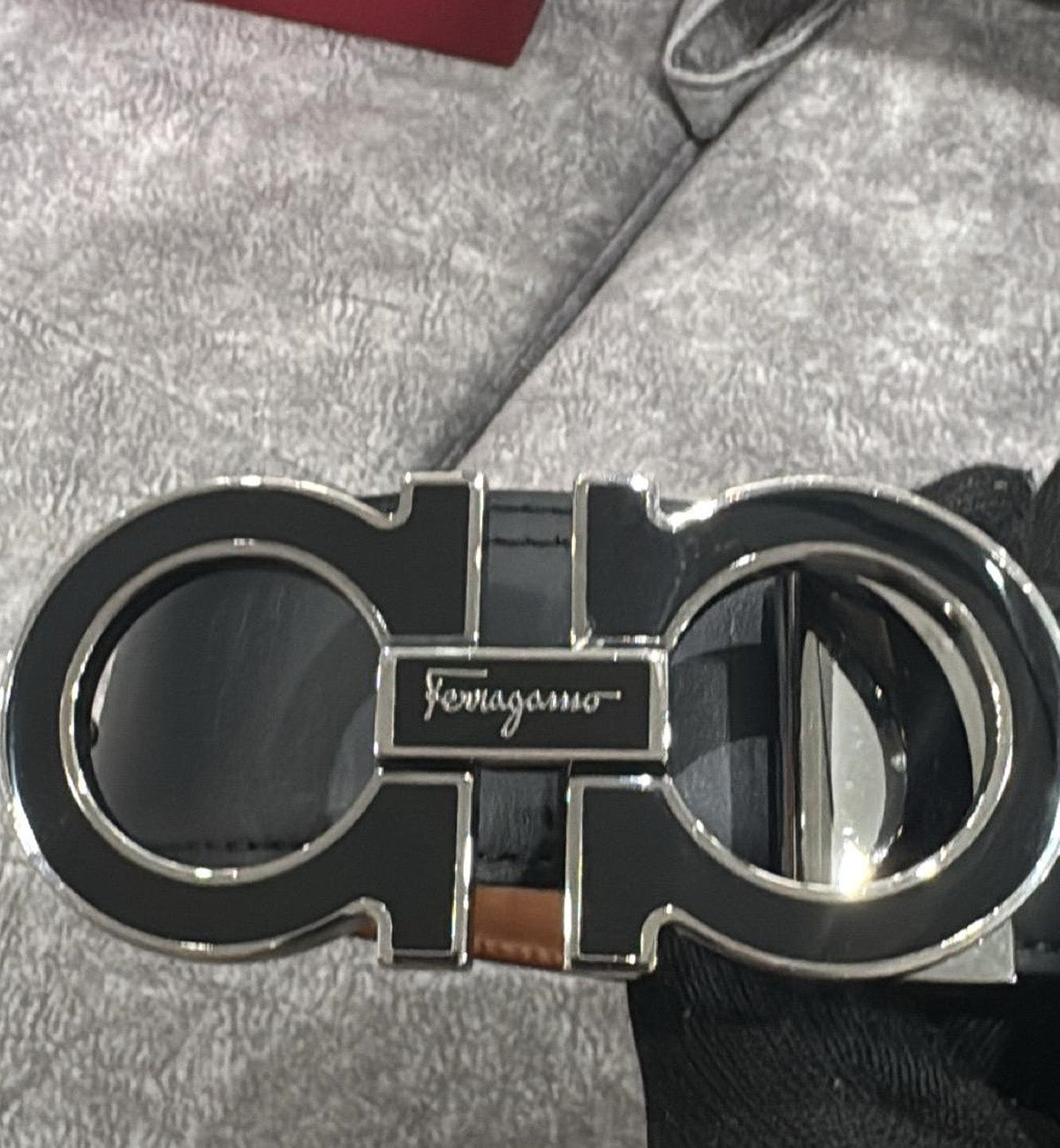 [Pre-Used] Ferragamo Belt Belt Calfskin Reversible