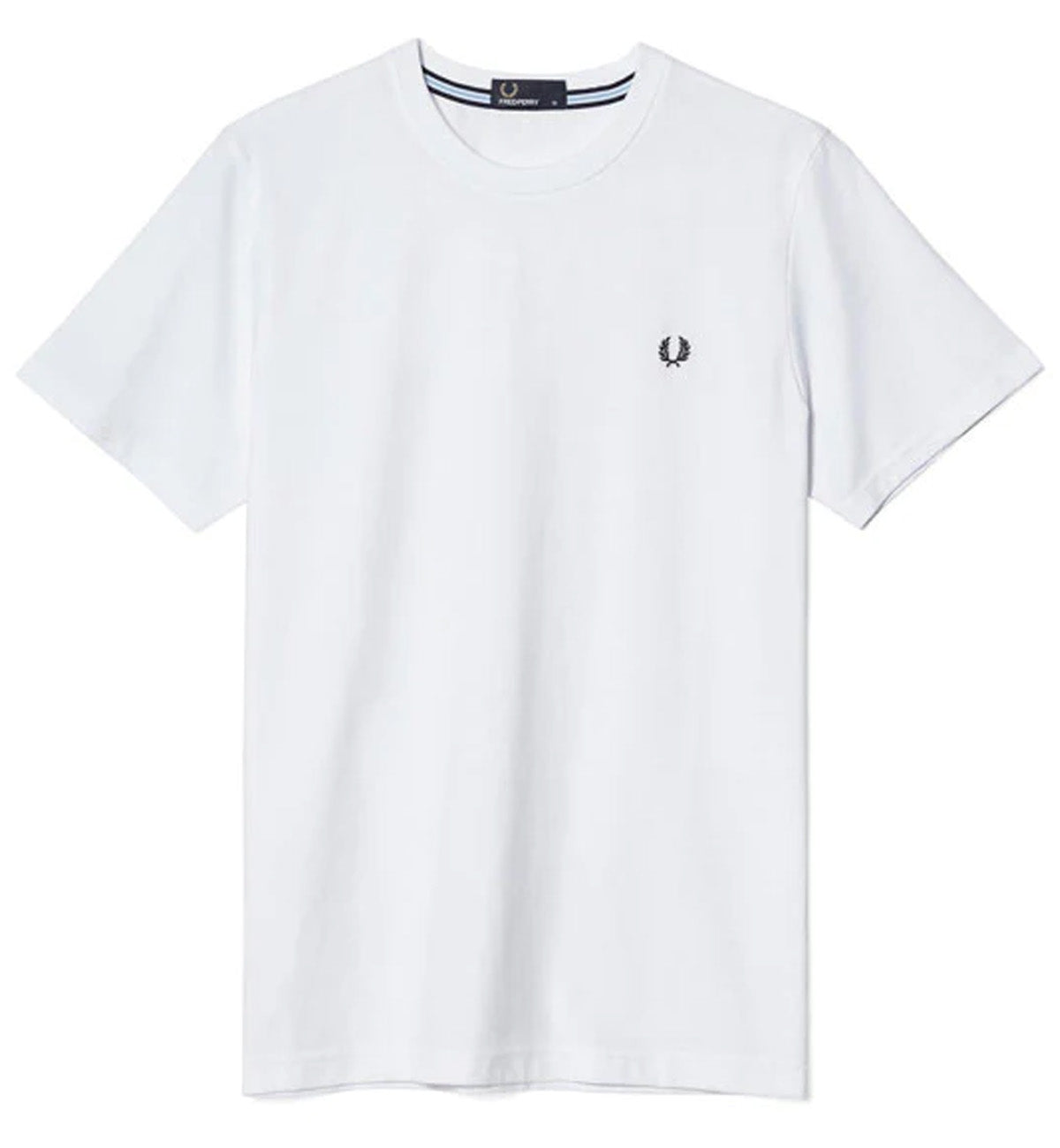 Fred Perry White with Small Logo T-Shirt