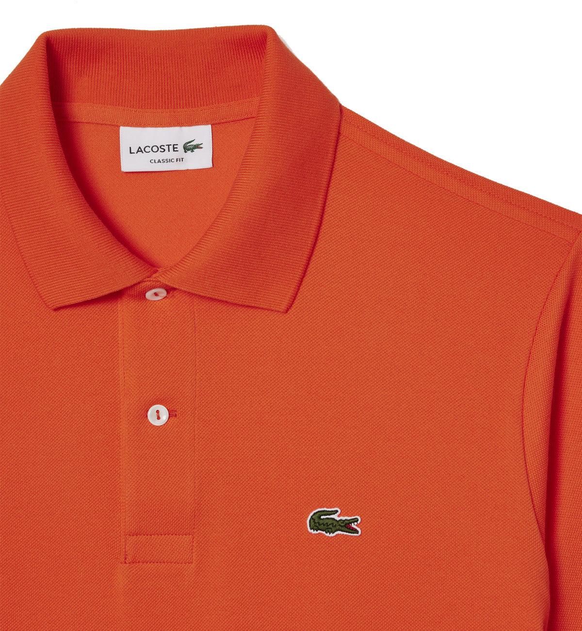 Lacoste Classic Fit Cotton Polo Shirt (Orange)