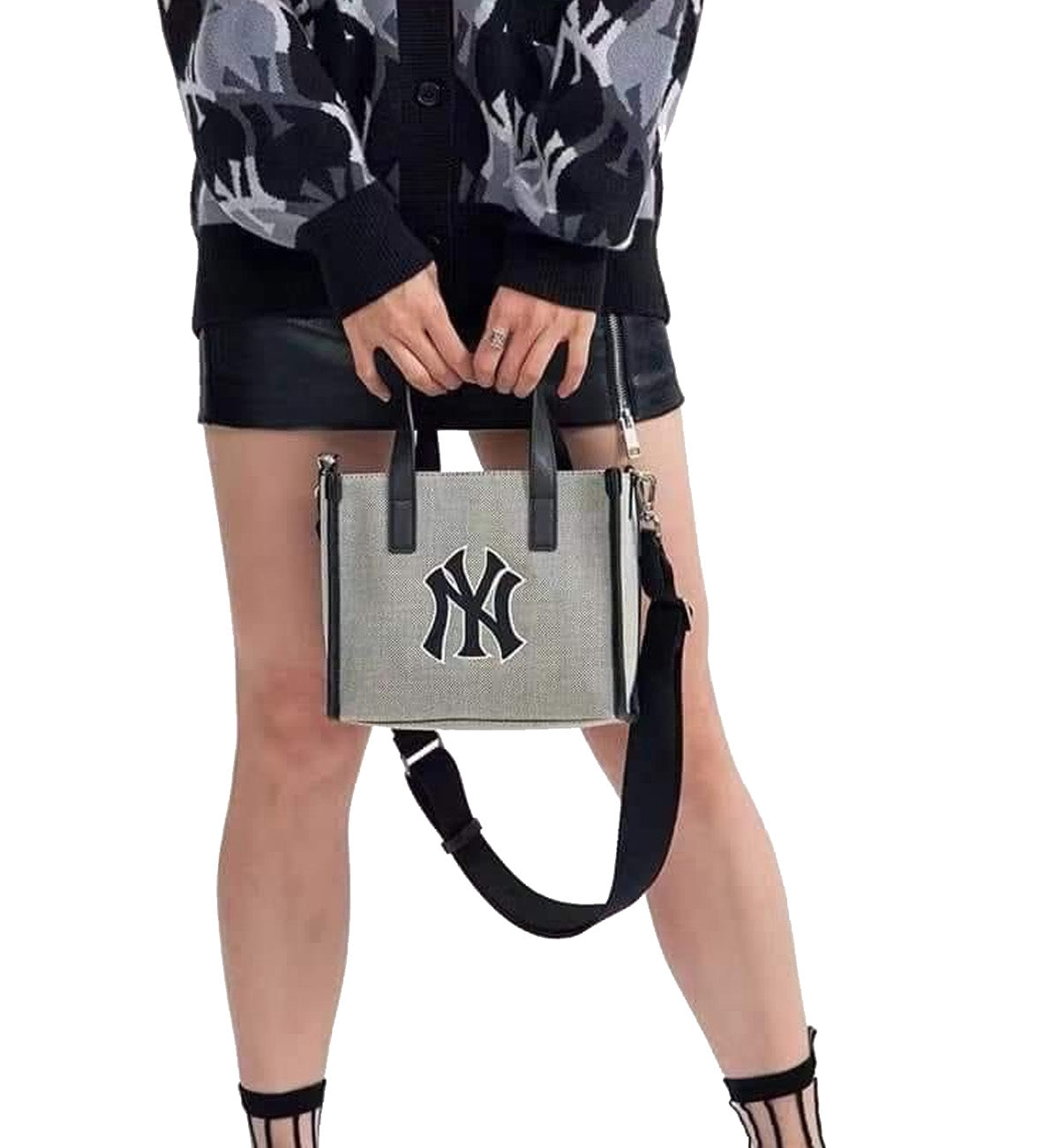 MLB Big Logo Canvas S Tote Bag New York Yankees