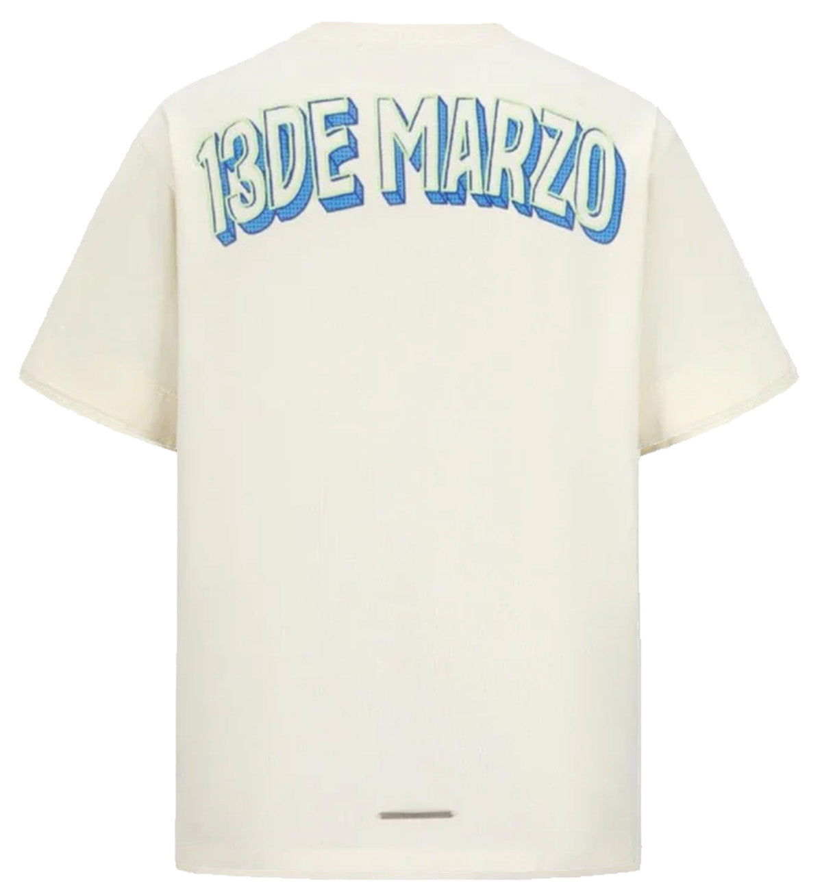 13DE MARZO Holographic TV T-Shirt (Cream)