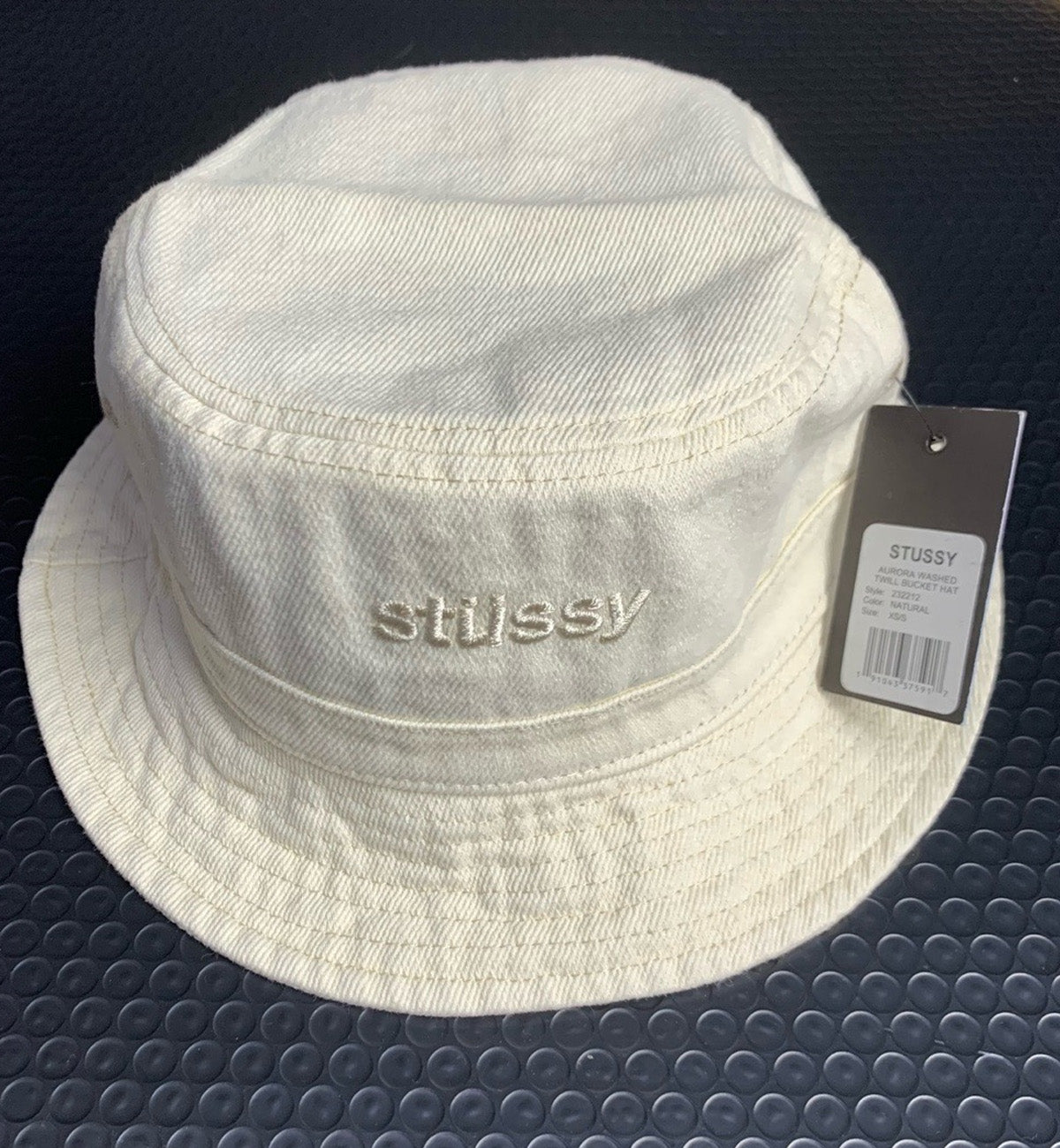 Stussy Aurora Washed Twill Bucket Hat (Natural)