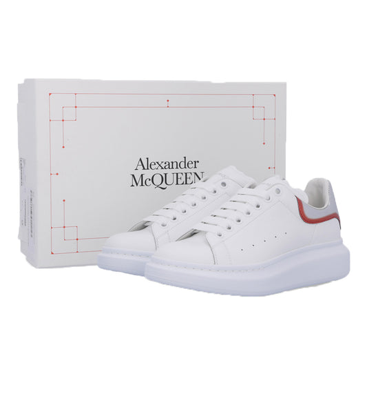 Alexander McQueen Men's Metallic Tab Oversized Sneakers