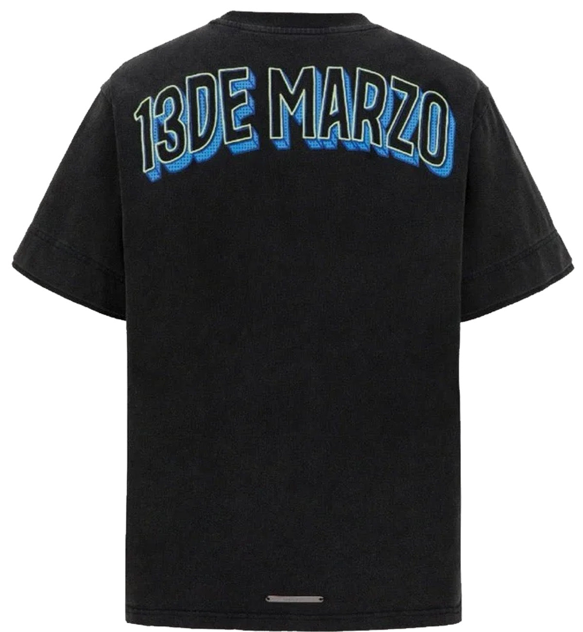 13DE MARZO Holographic TV T-Shirt (Black)