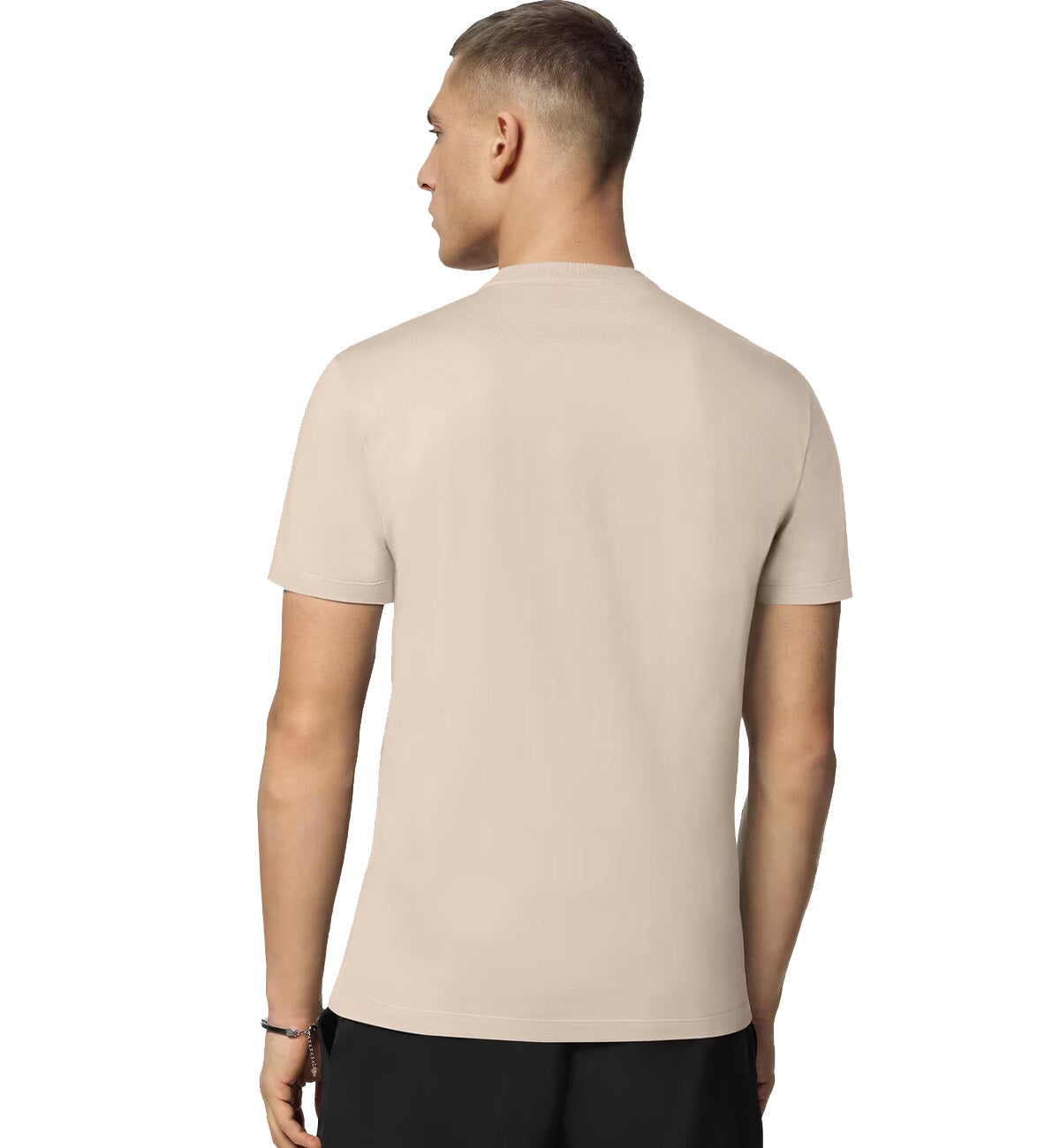 Versace Crystal Starfish Blason T-Shirt (Beige)