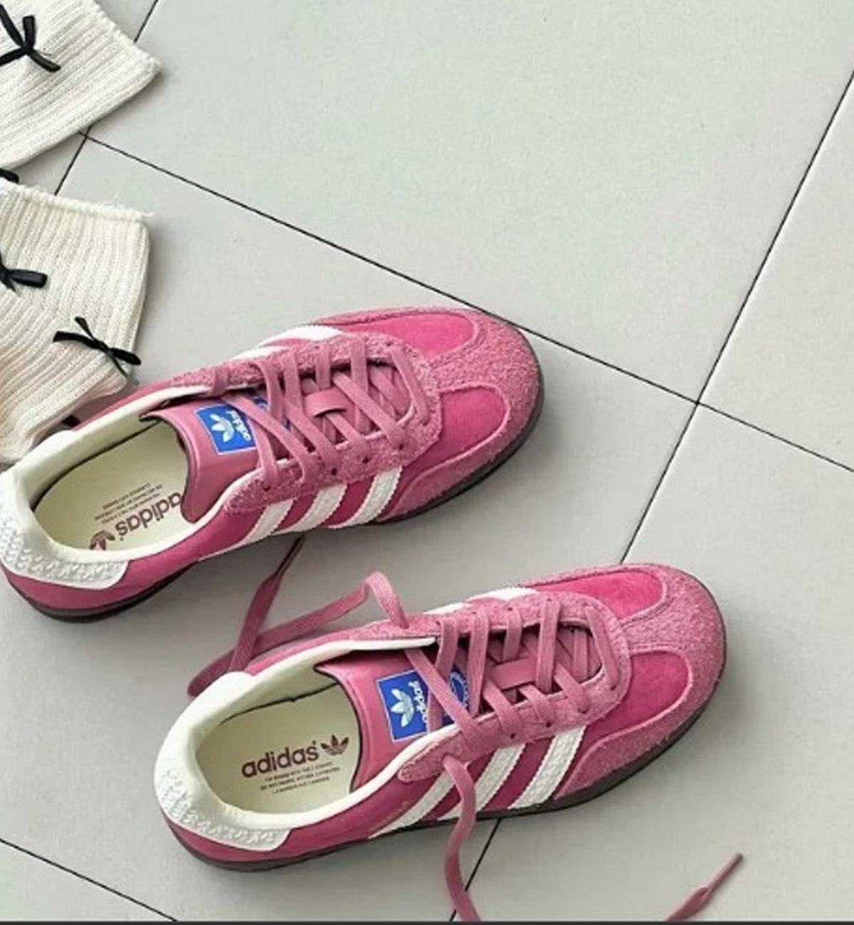 Adidas Gazelle Indoor Pink White