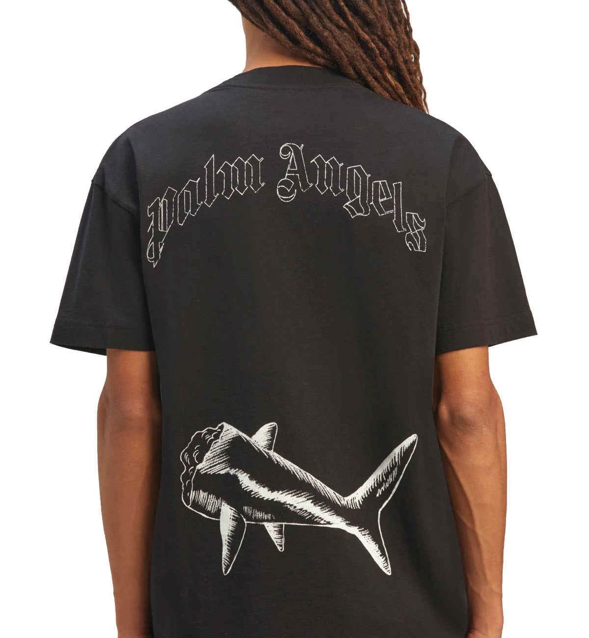 Palm Angels Broken Shark Classic T-Shirt (Black)