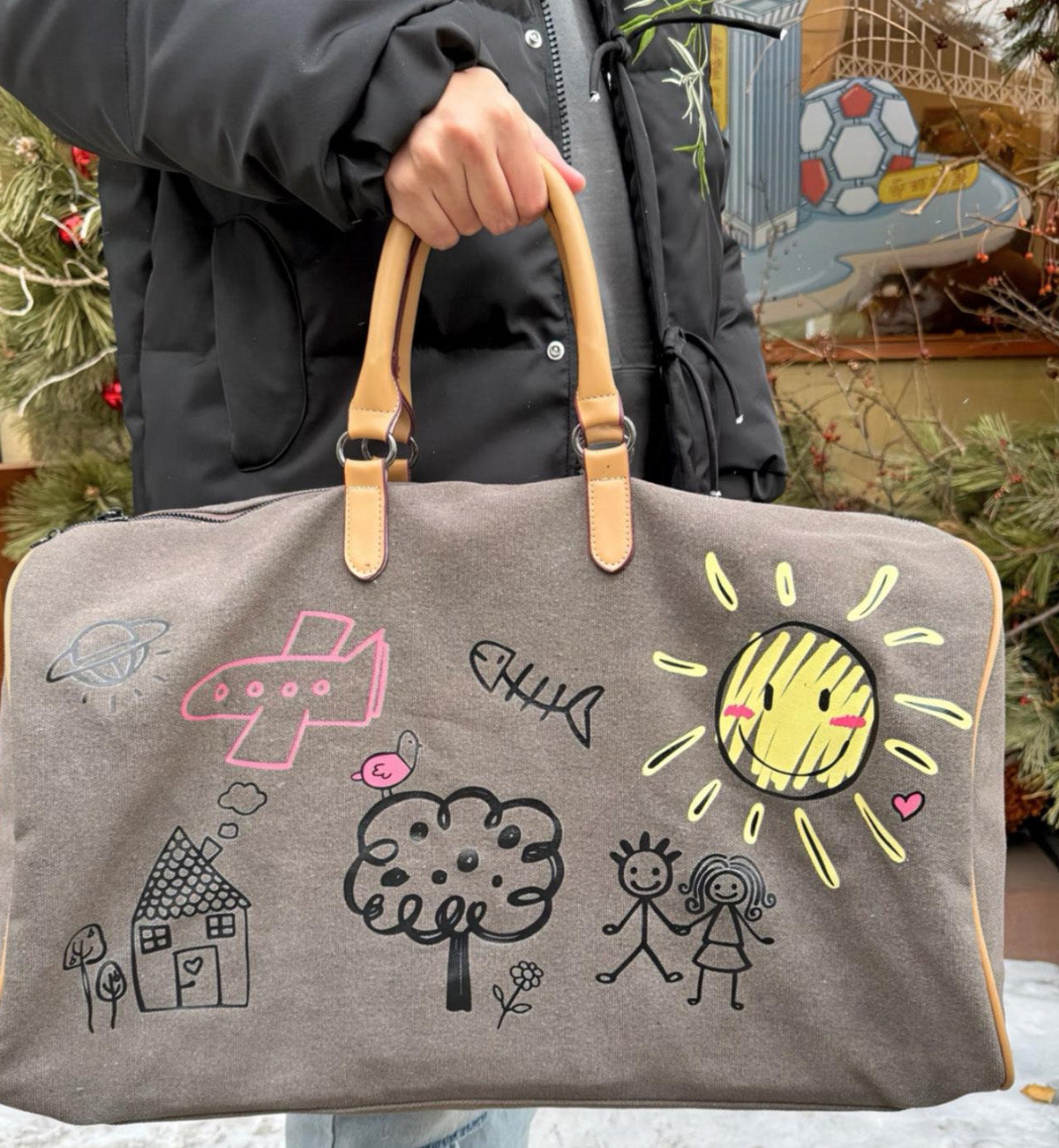 ResNonverba Sunny Duffel Bag (Brown)