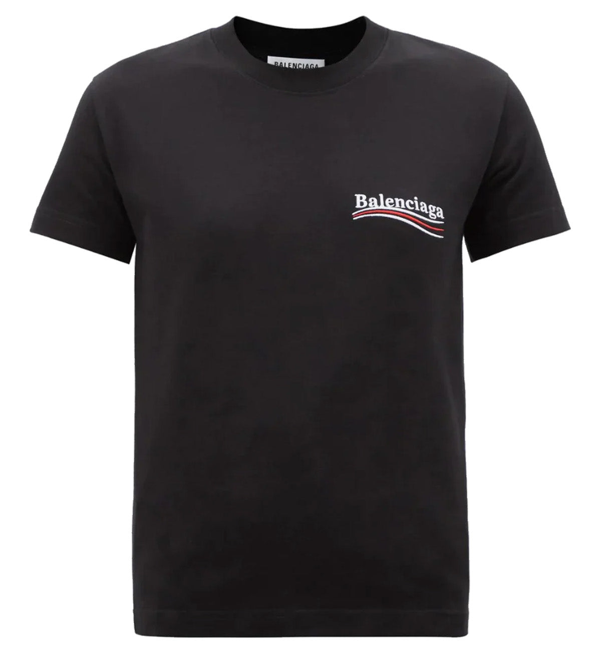 Men's Political Campaign T-shirt Regular Fit in Black