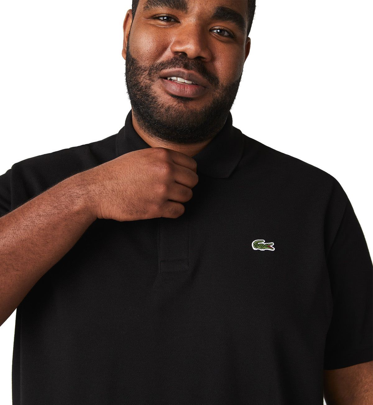 Lacoste Classic Fit Cotton Polo Shirt (Black) – The Factory KL