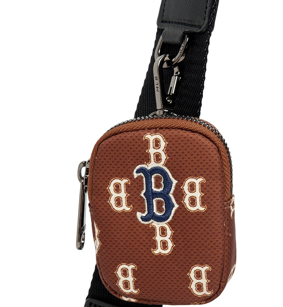 MLB Monogram Mini Cross Bag (Brown Blue)