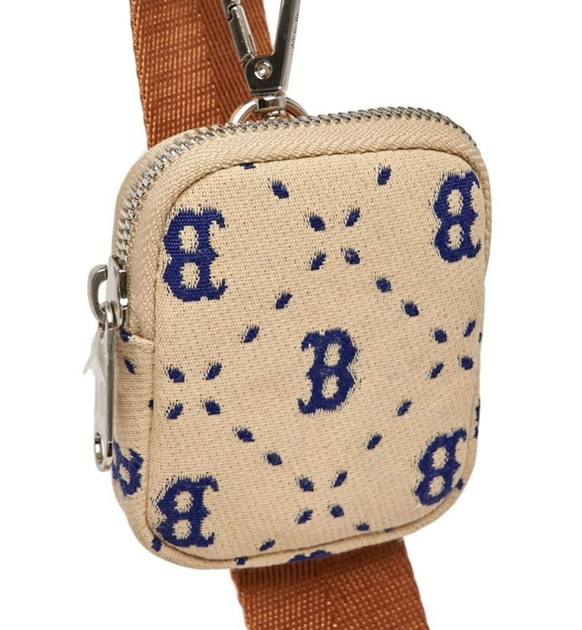 MLB Diamond Monogram Jacquard Crossbody Bag Boston Red Sox