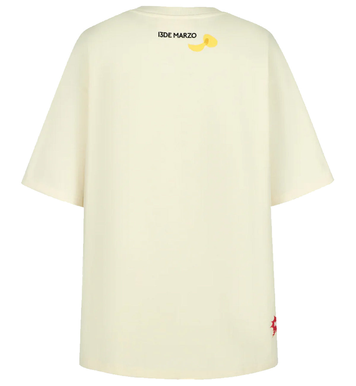 13DE MARZO x Lay's Crayon Drawing T-Shirt (Beige)