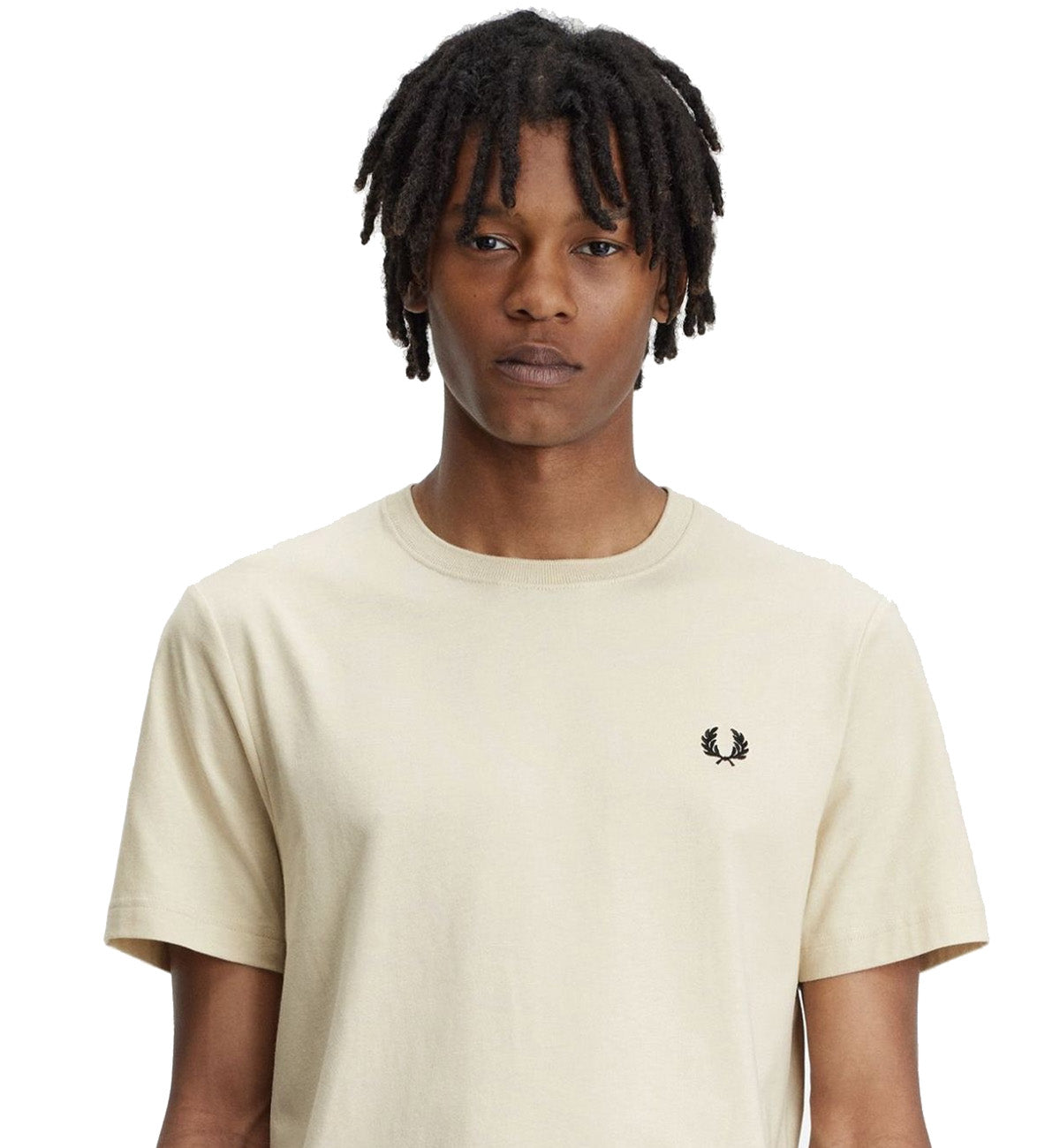 Fred Perry Small Logo T-Shirt (Cream)