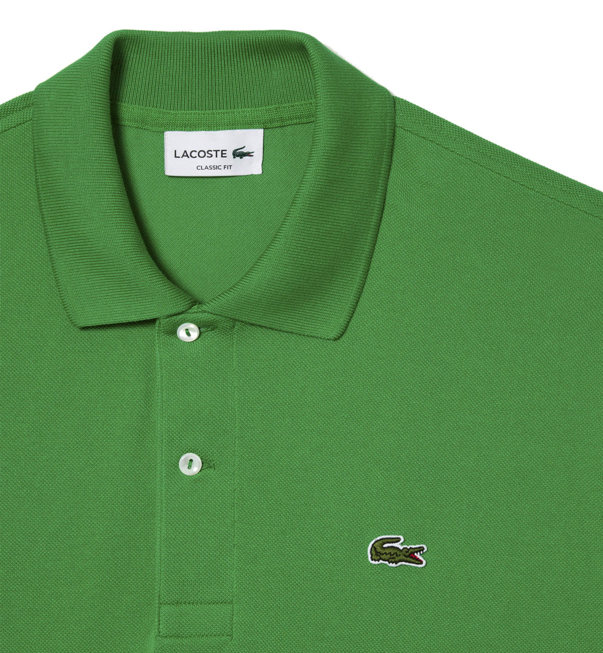 Lacoste Classic Fit Cotton Polo Shirt (Green) – The Factory KL