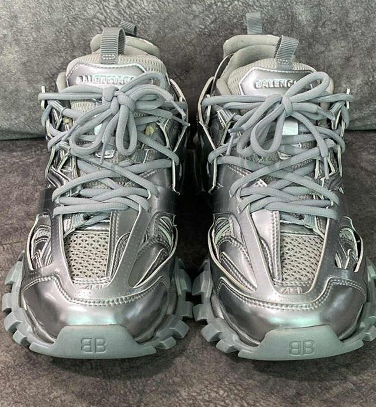 [Pre-Used] Balenciaga Track Metallic Silver