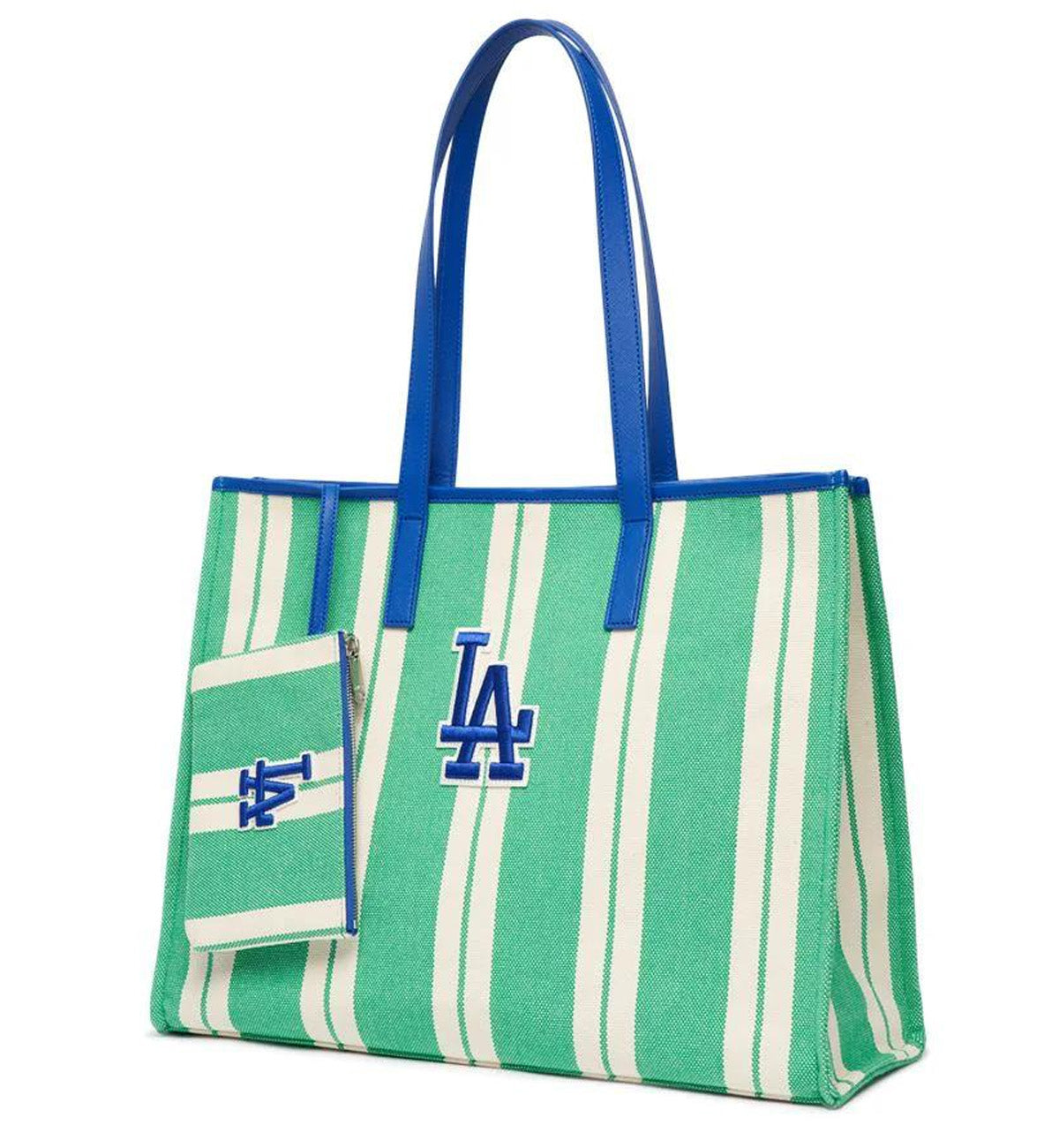 MLB Ethnic Stripe LA Tote Bag (Green)