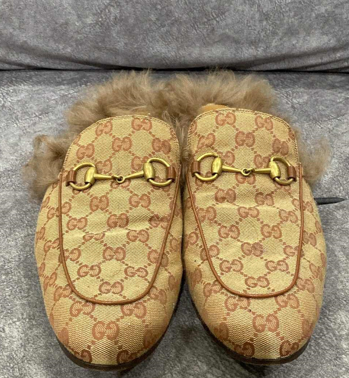 [Pre-Used] Gucci Loafer Princetown Slip Brown