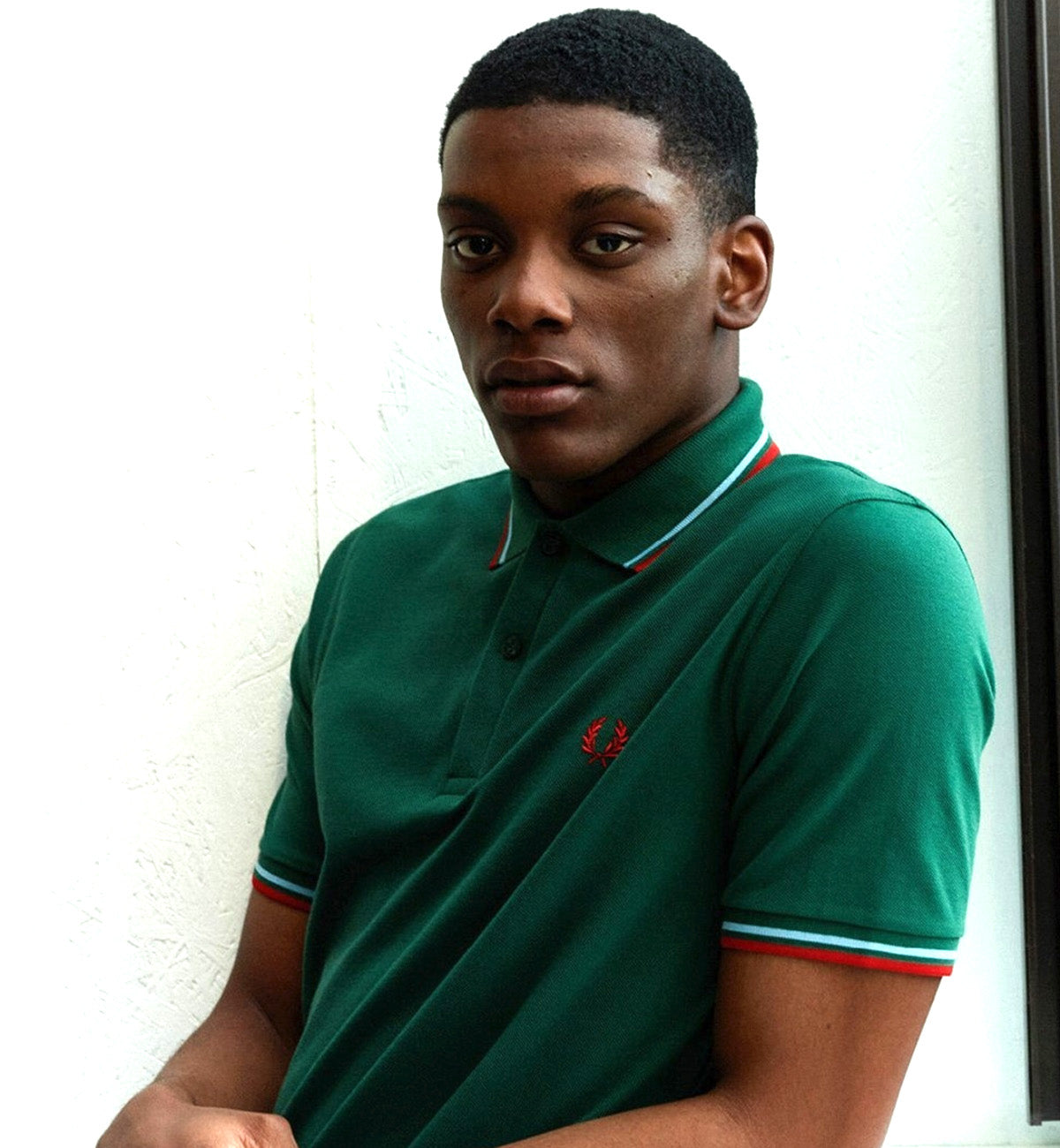 Fred perry outlet red shirt