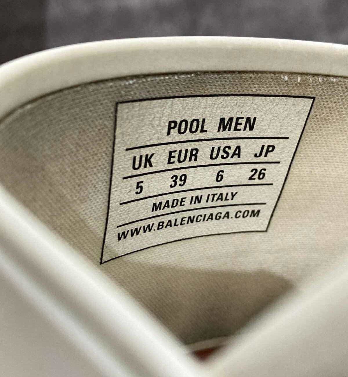 [Pre-Used] Balenciaga Pool Slides White
