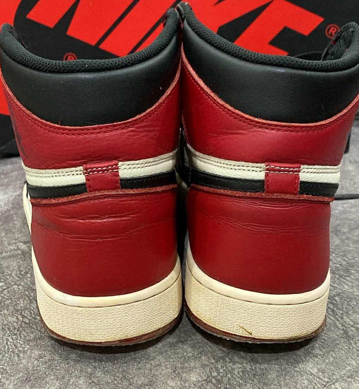 [Pre-Used] AJ1 High Bred Toe Red