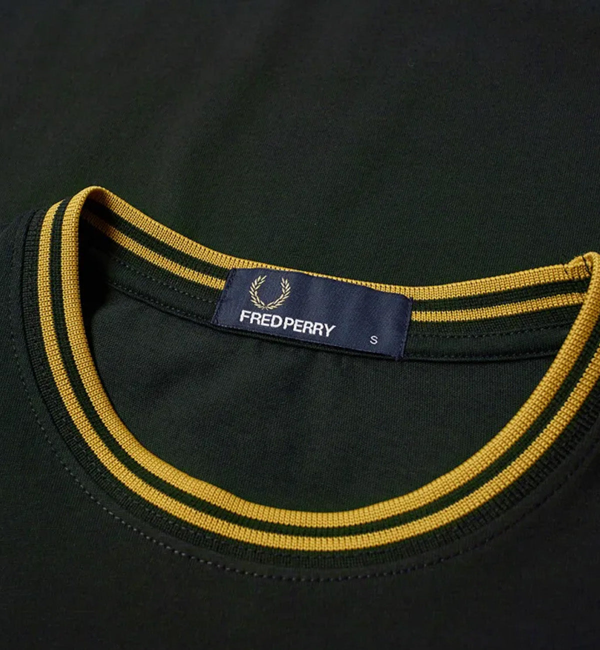 Fred Perry Gold Twin Tipped T-Shirt
