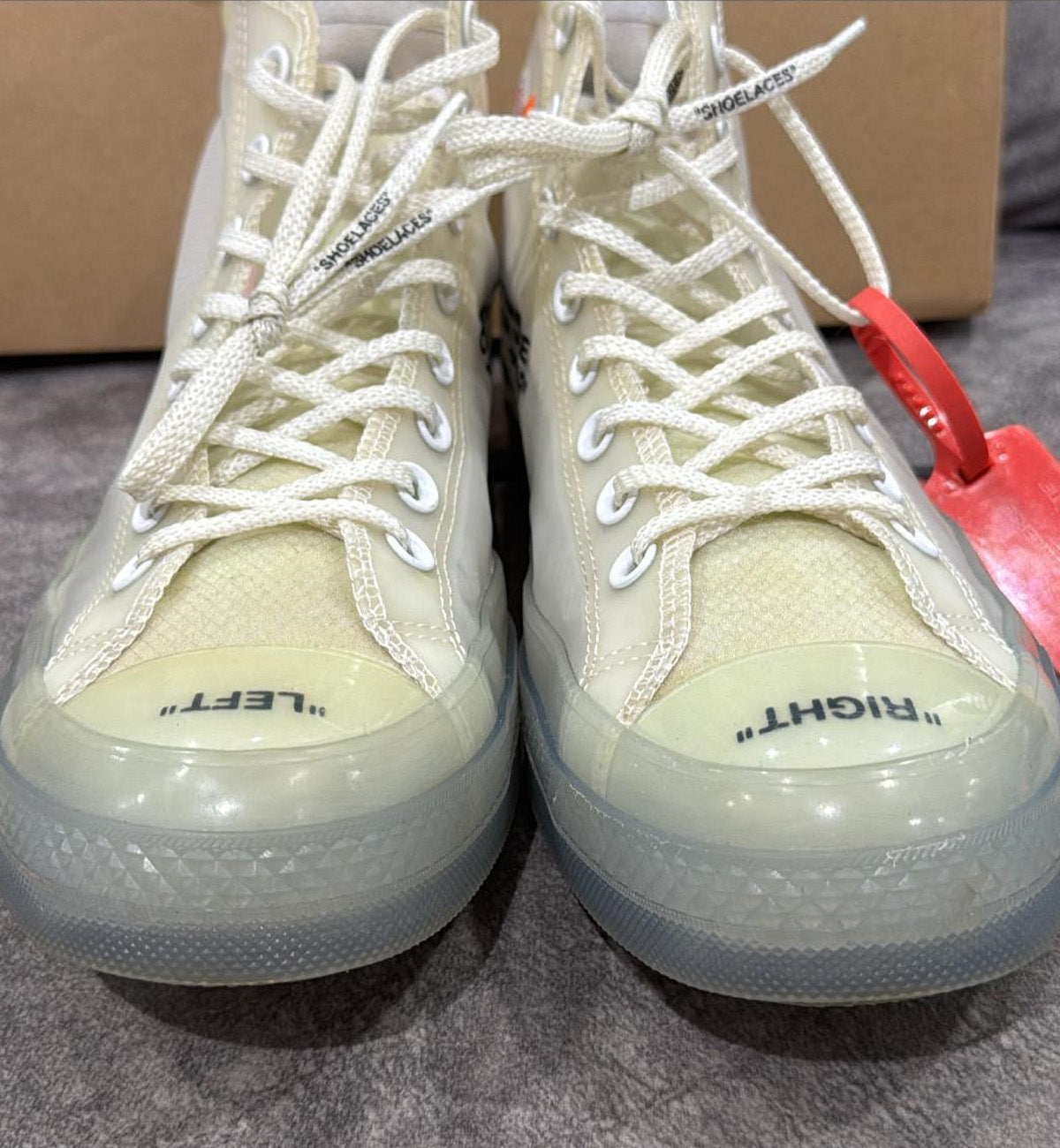 [Pre-Used] Off-White Converse OG Transparent