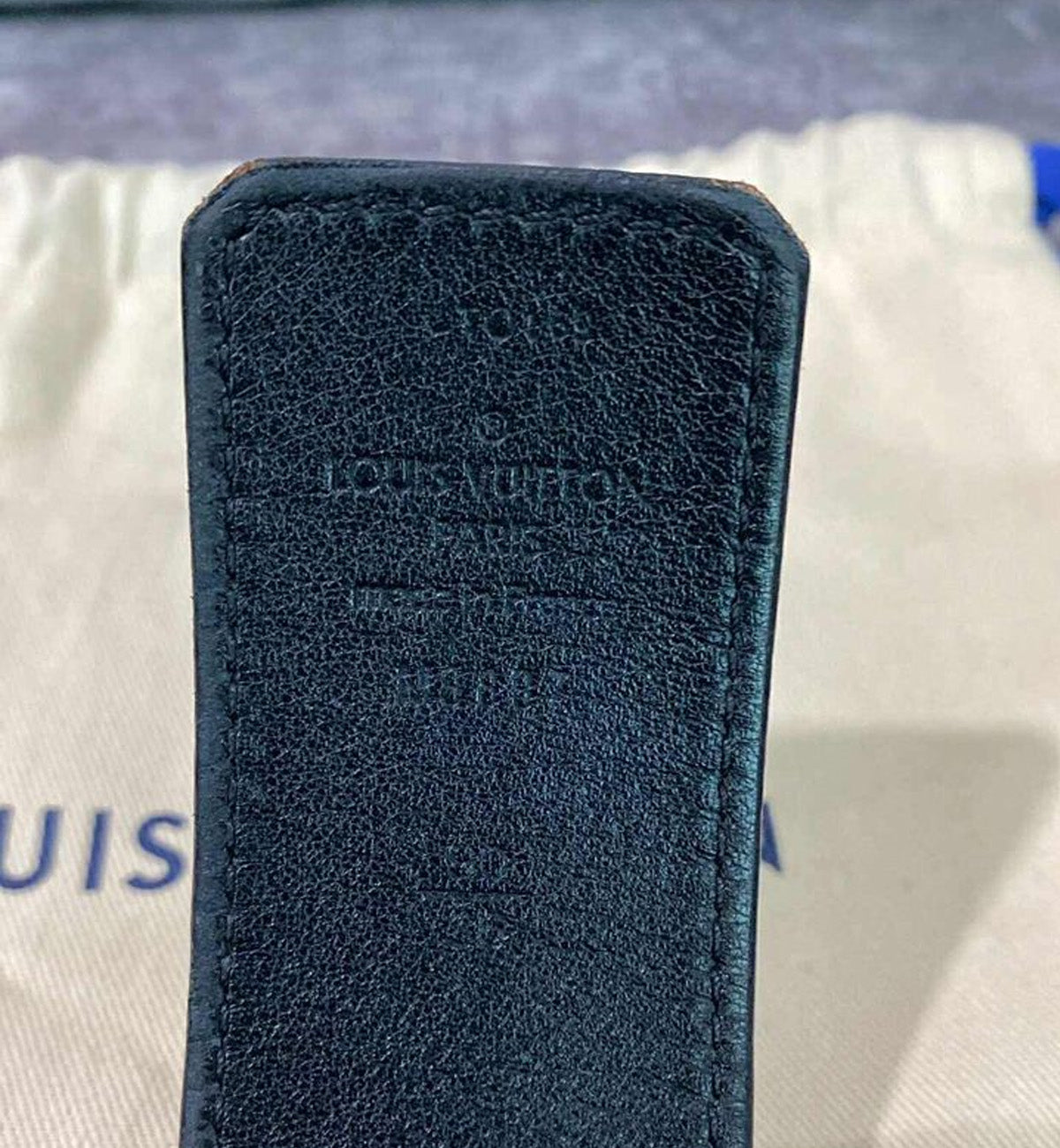 [Pre-Used] LV Belt BlackBrown Reversible SHW