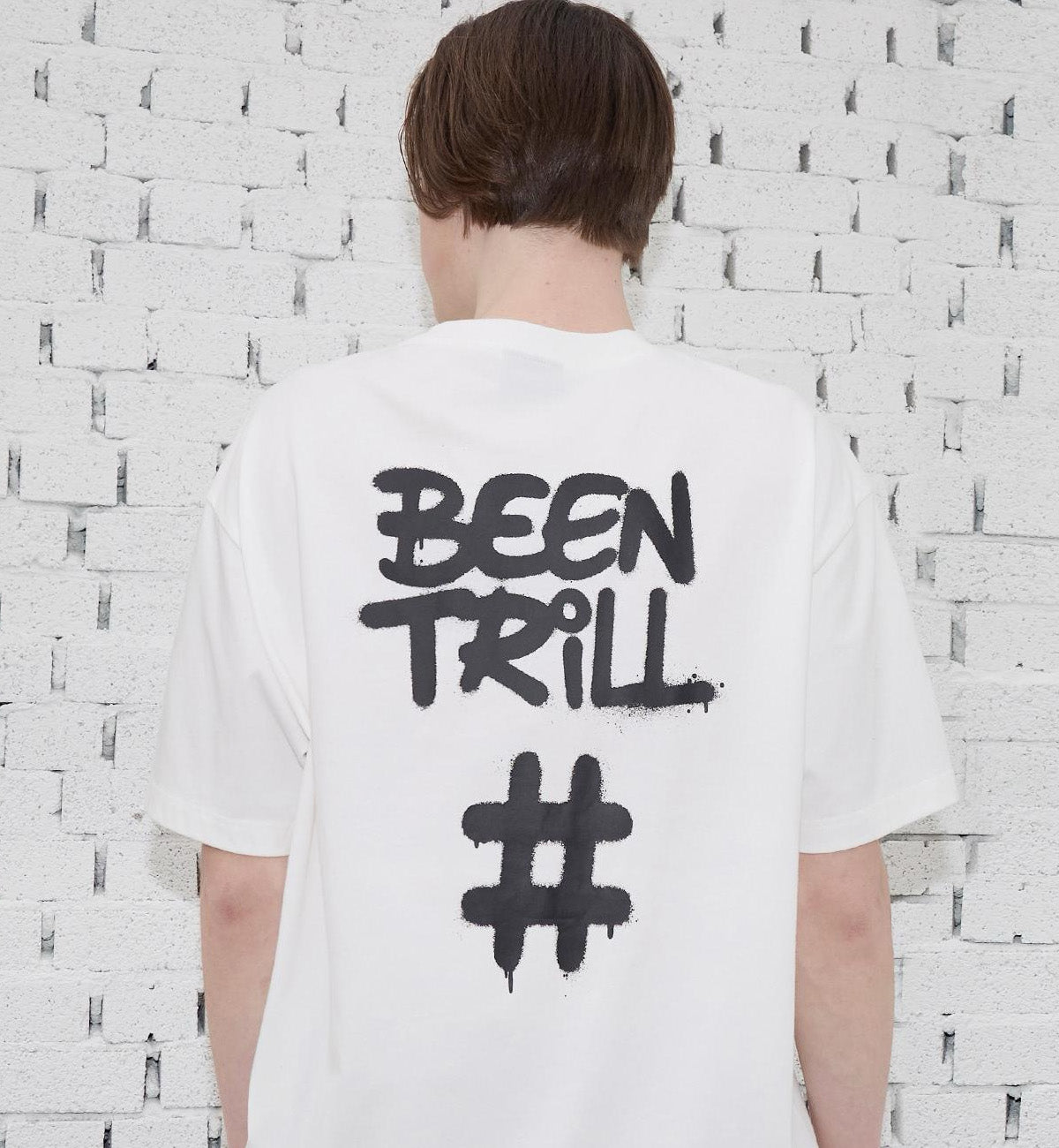 BEENTRILL Spray Hashtag T-Shirt