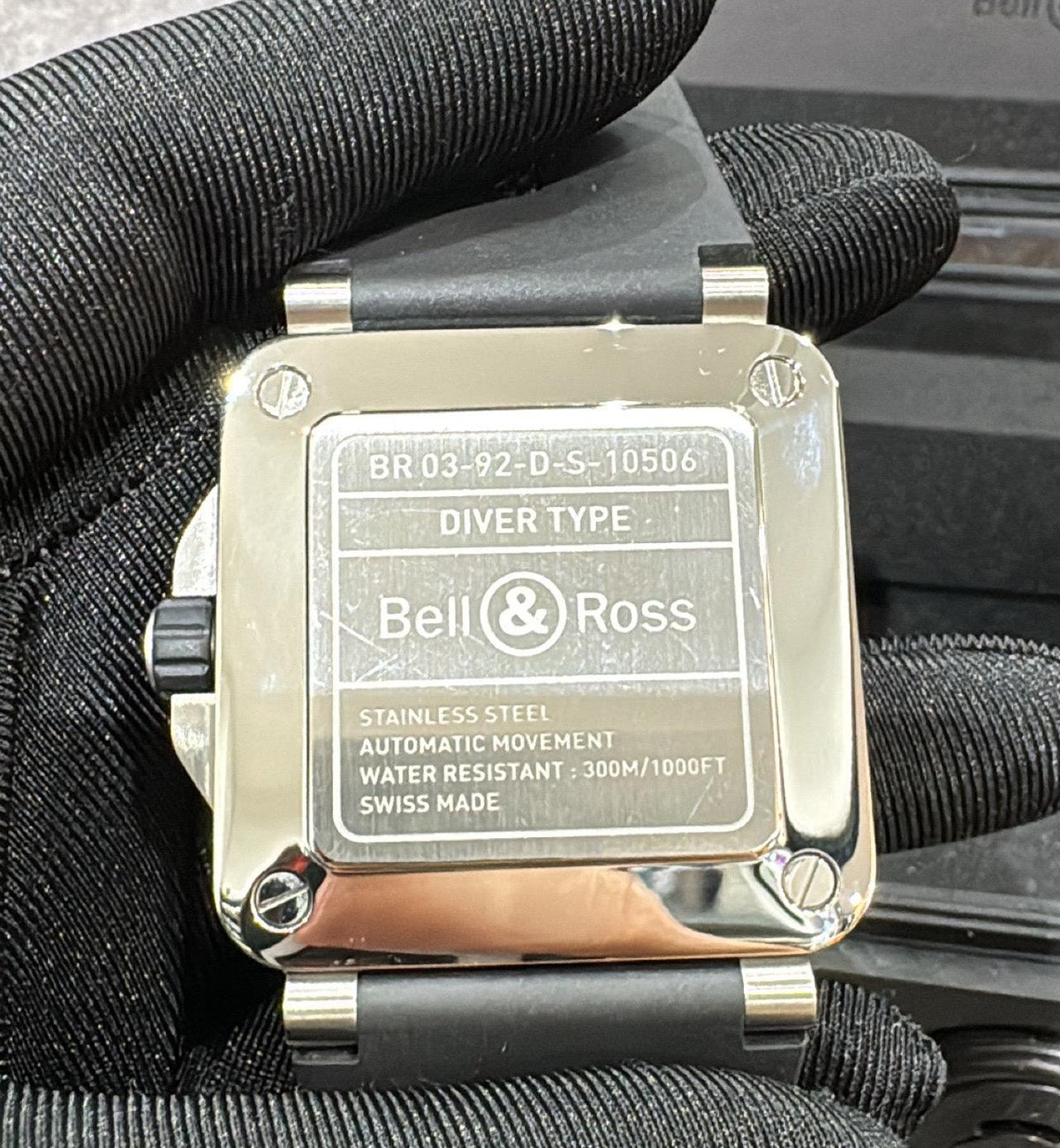 [Pre-Used] Bell & Ross Diver Watch BR03-92 White Dial