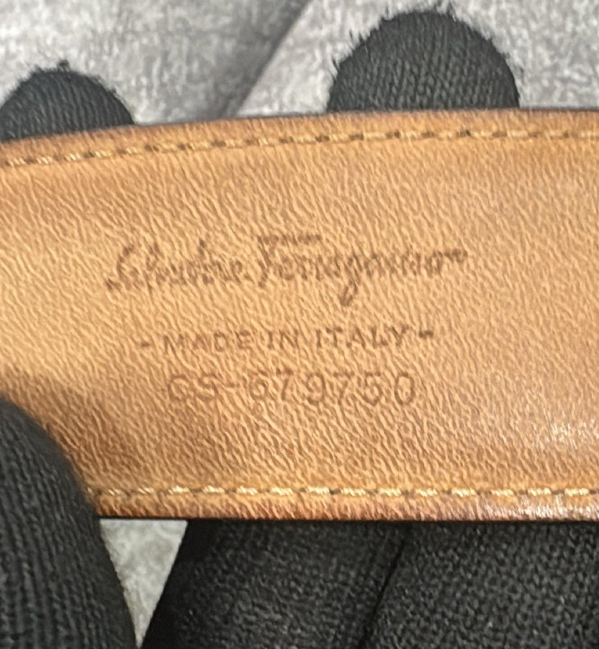 [Pre-Used] Ferragamo Belt Belt Calfskin Reversible