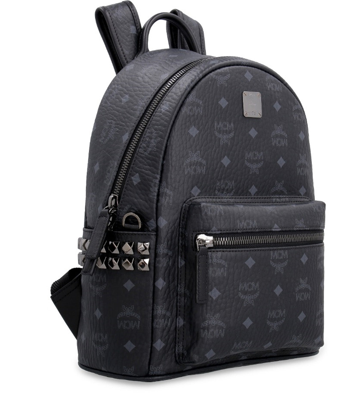 Mcm cheap black bookbag