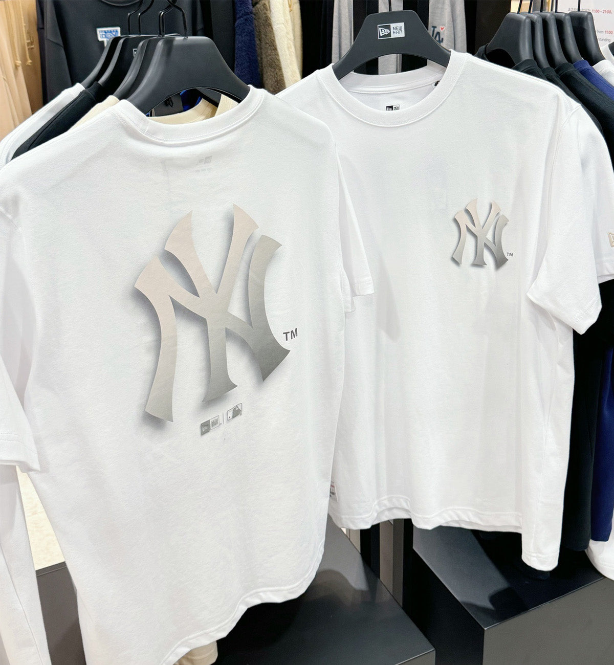 MLB New Era New York Yankees Shadow Drop T-Shirt (White)