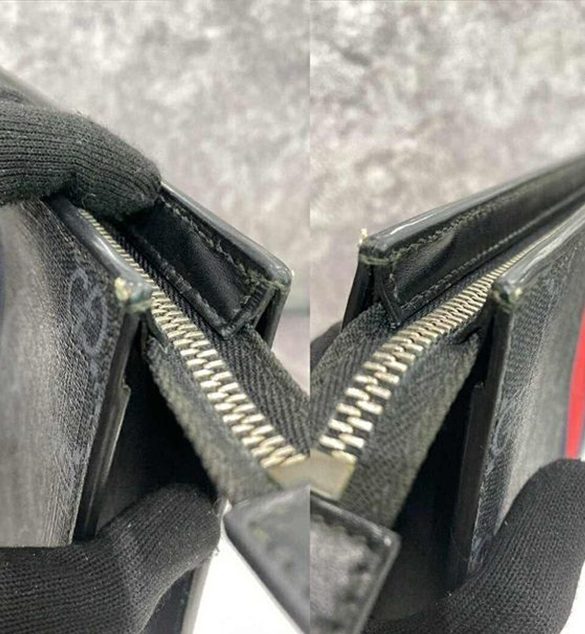 [Pre-Used] Gucci Clutch Black Sherry