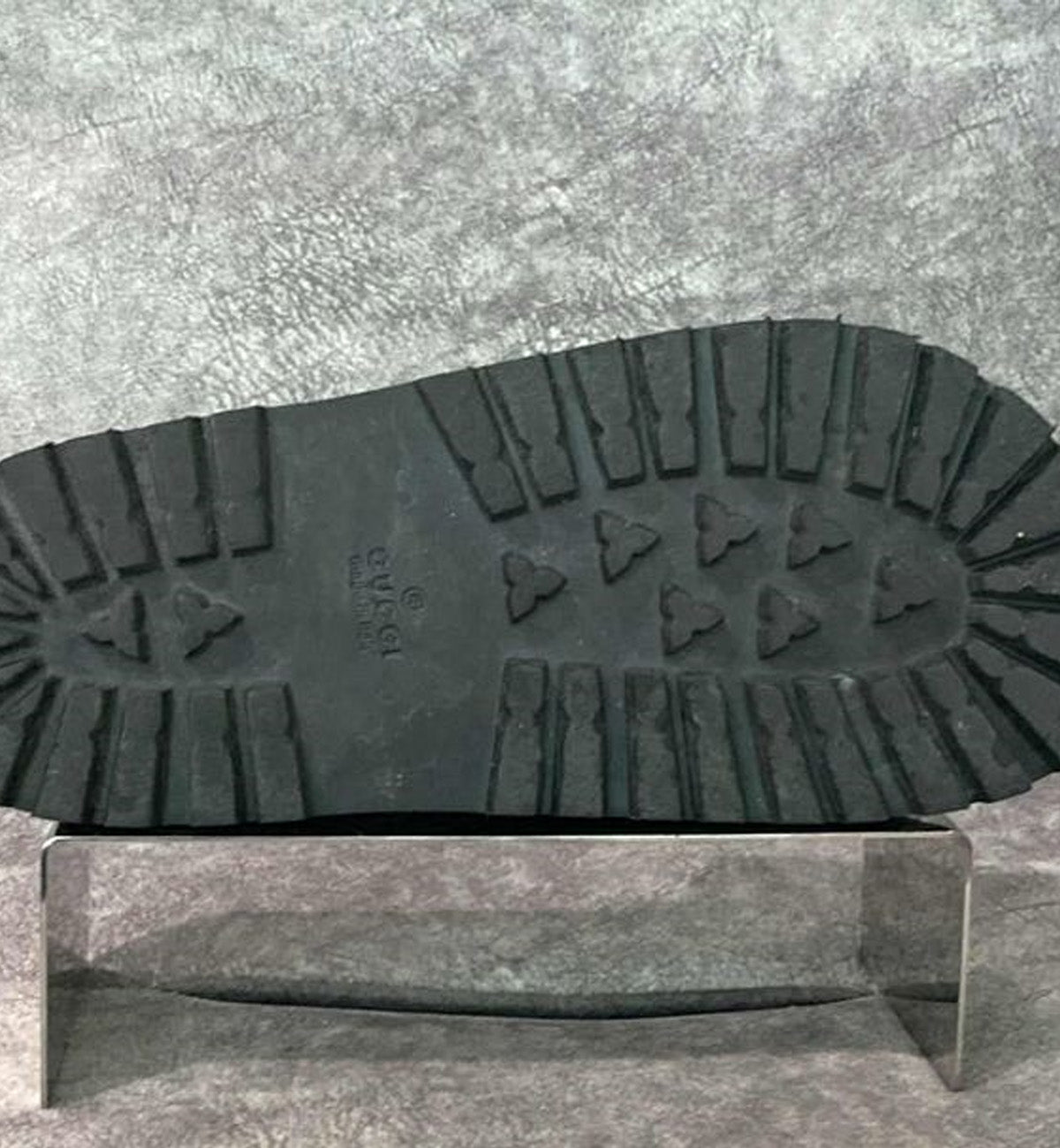 [Pre-Used] Gucci Slides Black Web with Platform
