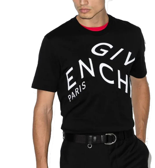 SUPERPROMO Givenchy Refracted Embroidered Logo T-Shirt