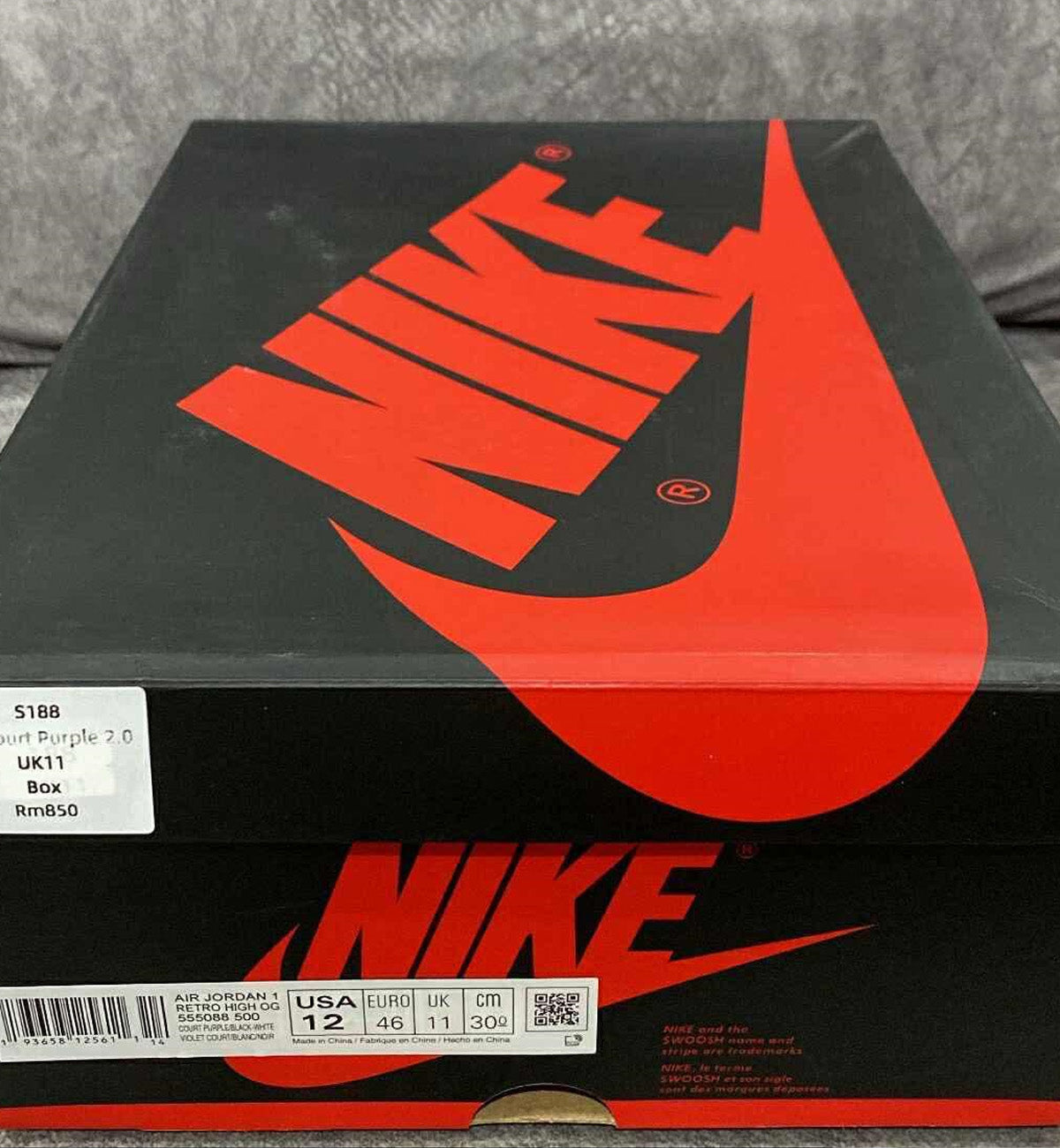 [Pre-Used] AJ1 High Court Purple 2.0