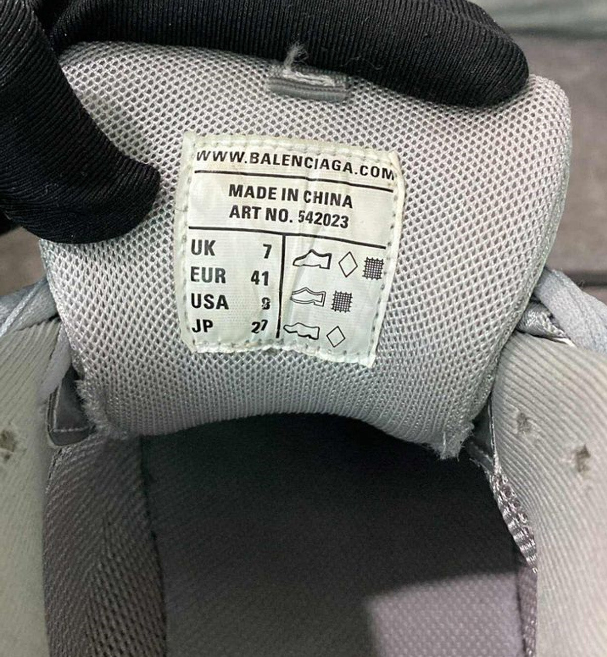 [Pre-Used] Balenciaga Track Metallic Silver