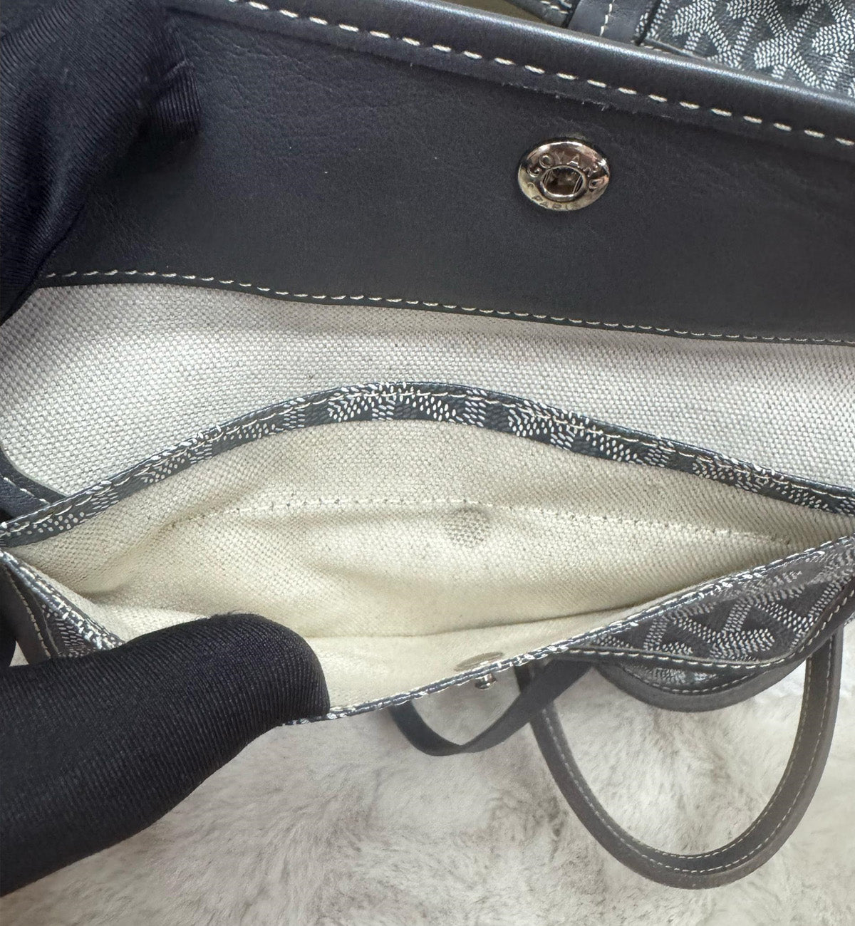 [Pre-used] Goyard Tote Bag Grey St Louis PM