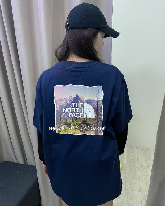 The North Face Never stop exploring T-Shirt ( Navy Blue )