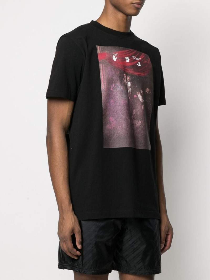 OFF-WHITE Sprayed Caravaggio T-shirt - Shop Streetwear, Sneakers, Slippers and Gifts online | Malaysia - The Factory KL