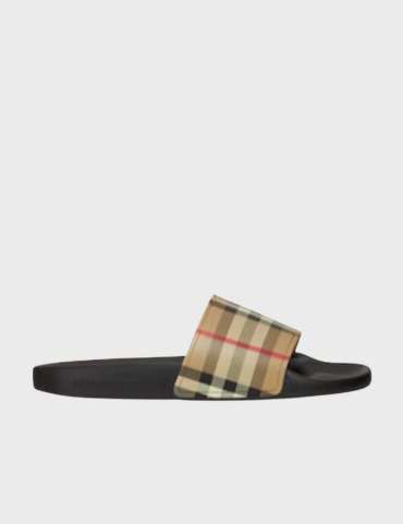 Burberry Furley Vintage Check Slide Sandals