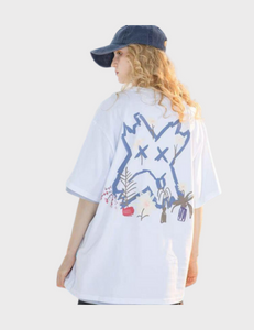 PCMY CHEST PSYCHO MONKEY WORD (WHITE)