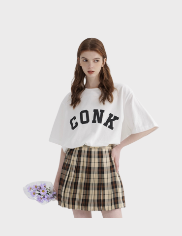 Conklab 'CONK' Wording Tee - White