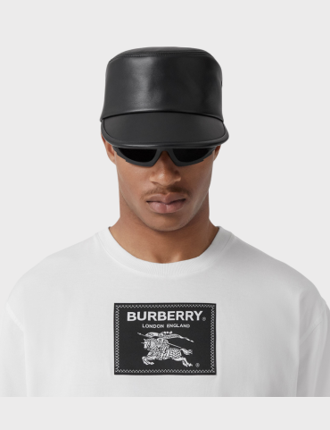 Burberry Equestrian Knight Device T-Shirt - White