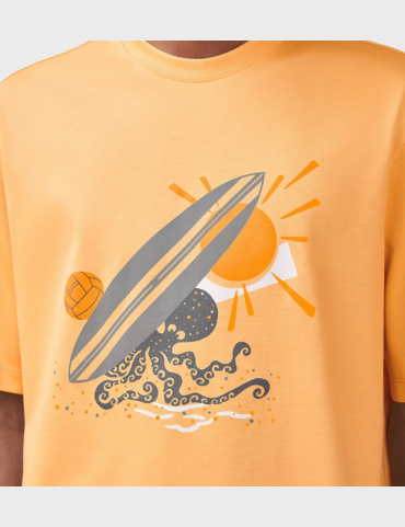 Hermes "Poulp'Watch" T-Shirt - Orange